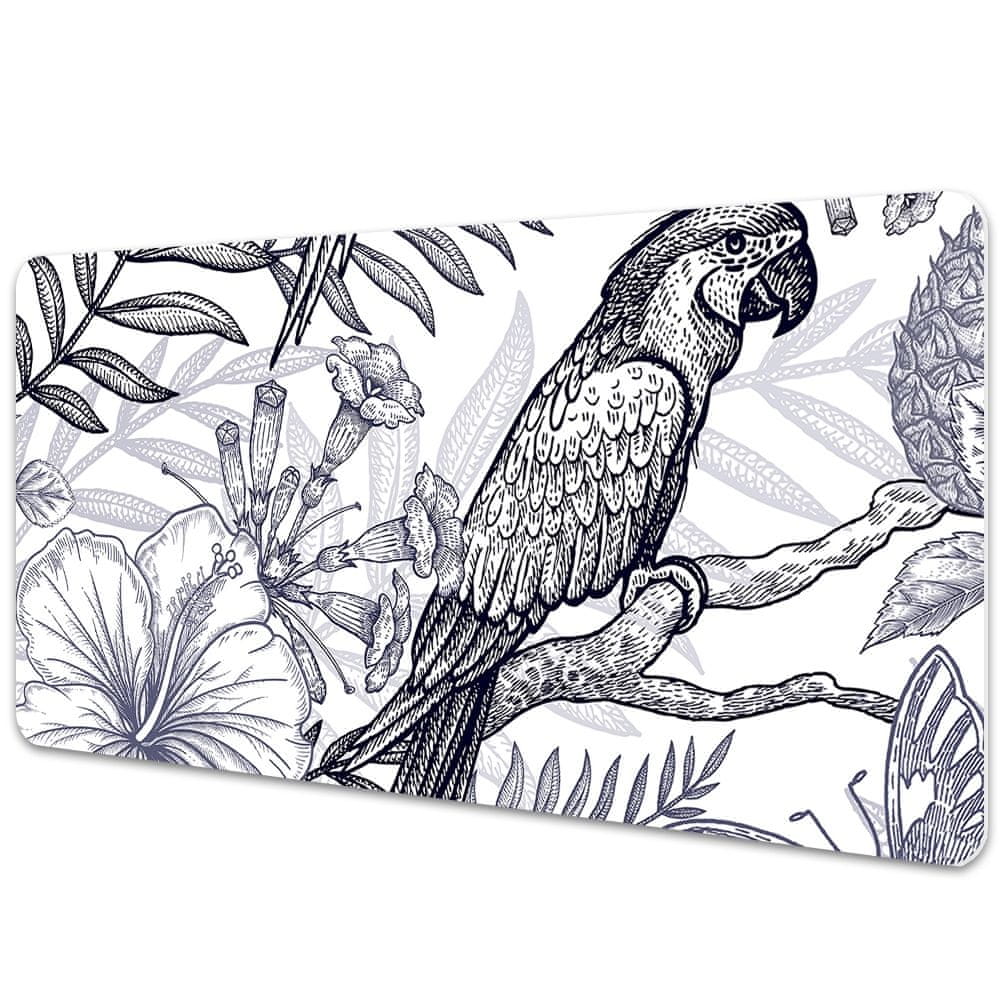 kobercomat.sk Ochranná podložka na stôl skicovanie papagáj 120x60 cm 